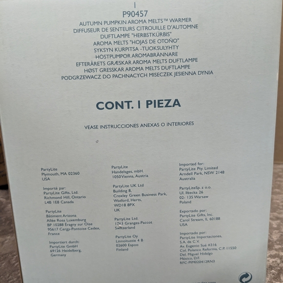 ParyLite Retired Autumn Pumpkin Aroma Melts Warmer P90776 - Picture 6 of 9